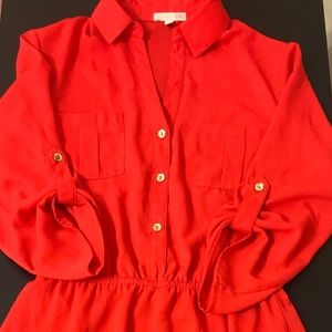 Gianni Bini red dress size Small